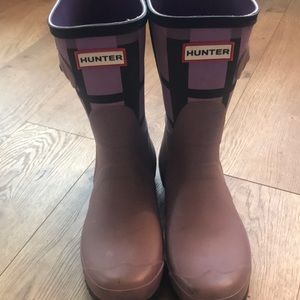 Hunter boots short